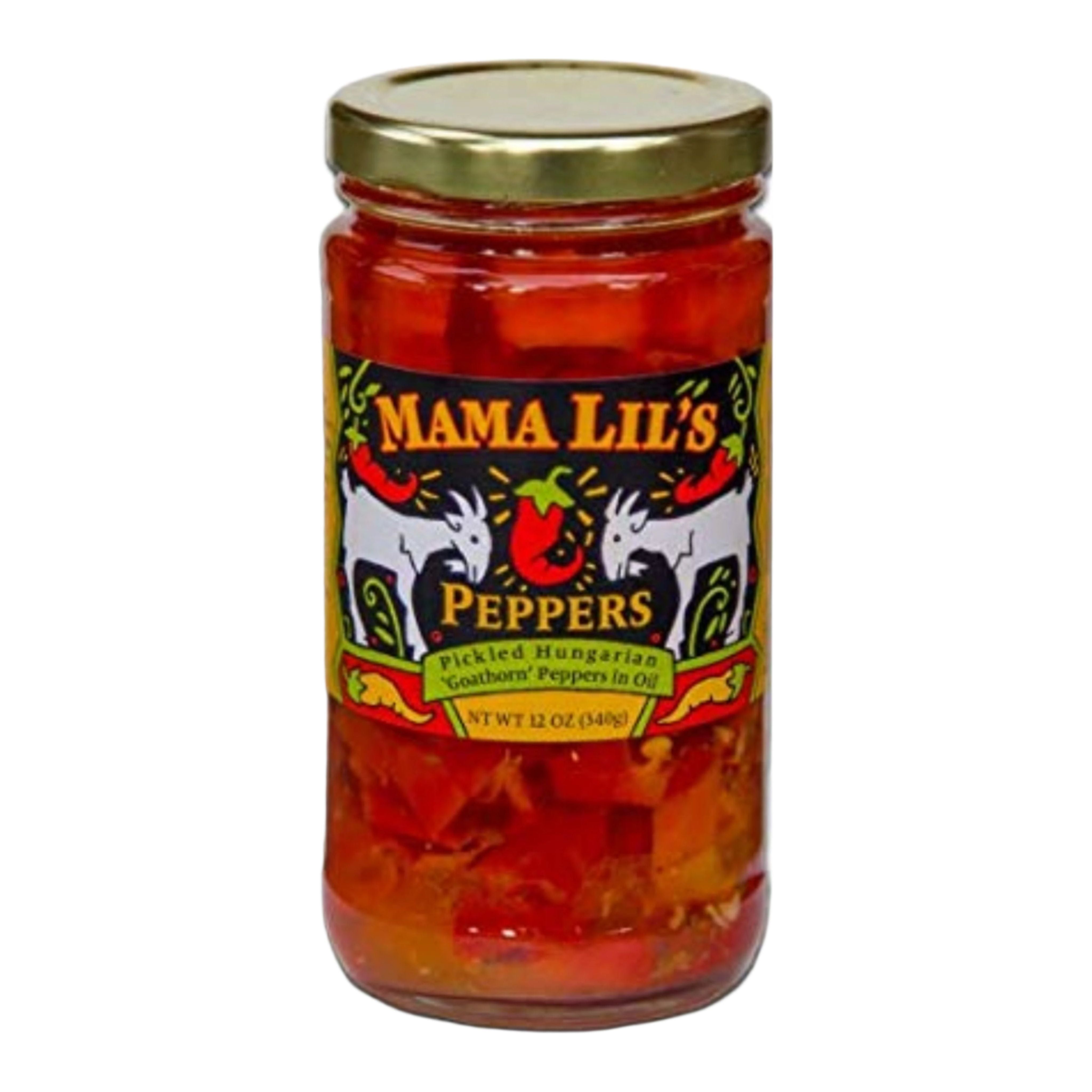Mama Lil's Kickbutt and Mild Goathorn Peppers
