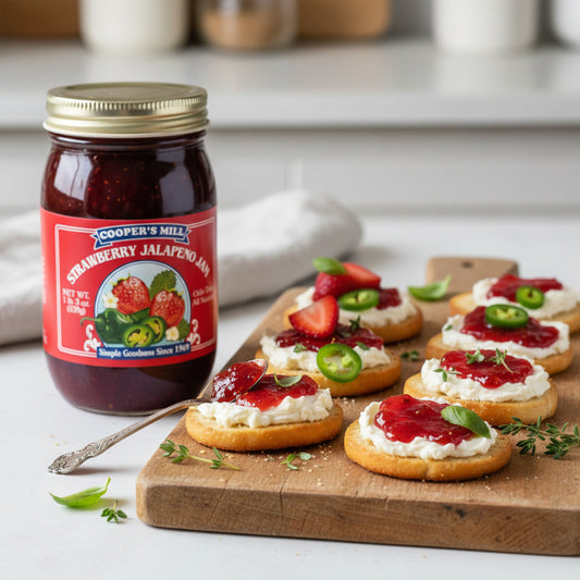 Cooper's Mill Strawberry Jalapeno Jam - Pint