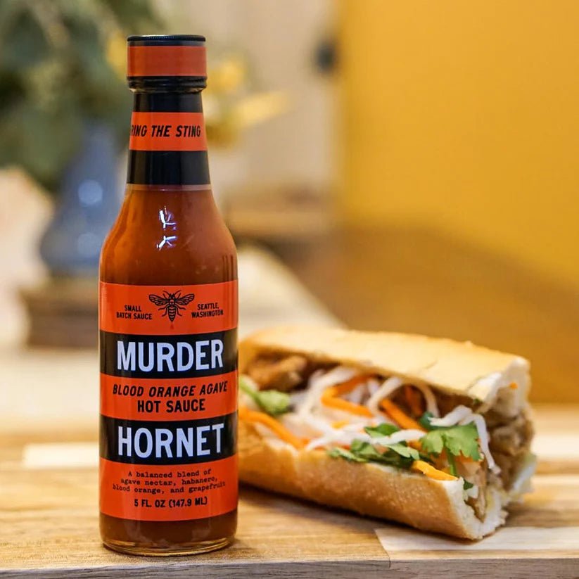 Murder Hornet Blood Orange Agave Hot Sauce