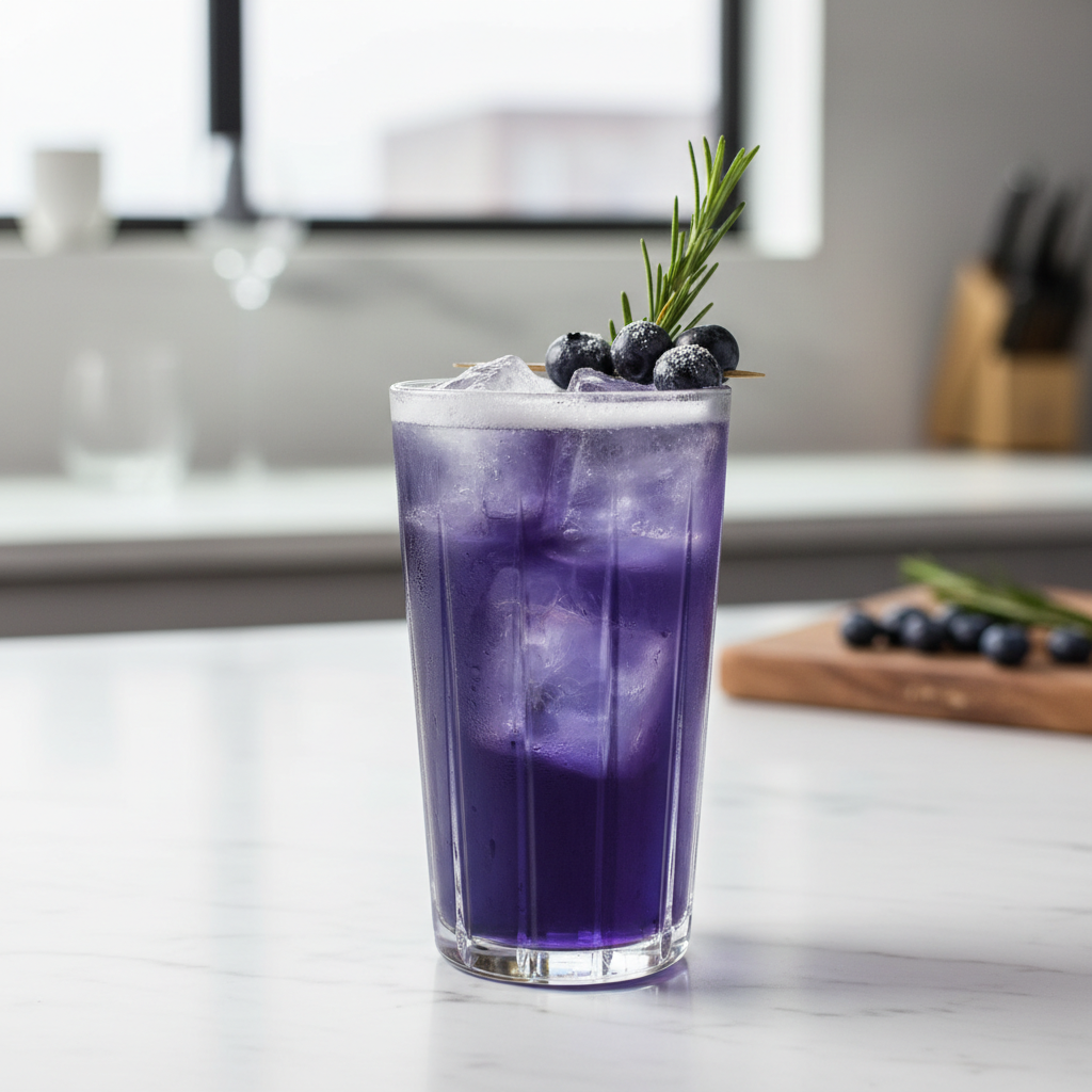 blueberry syrup cocktail