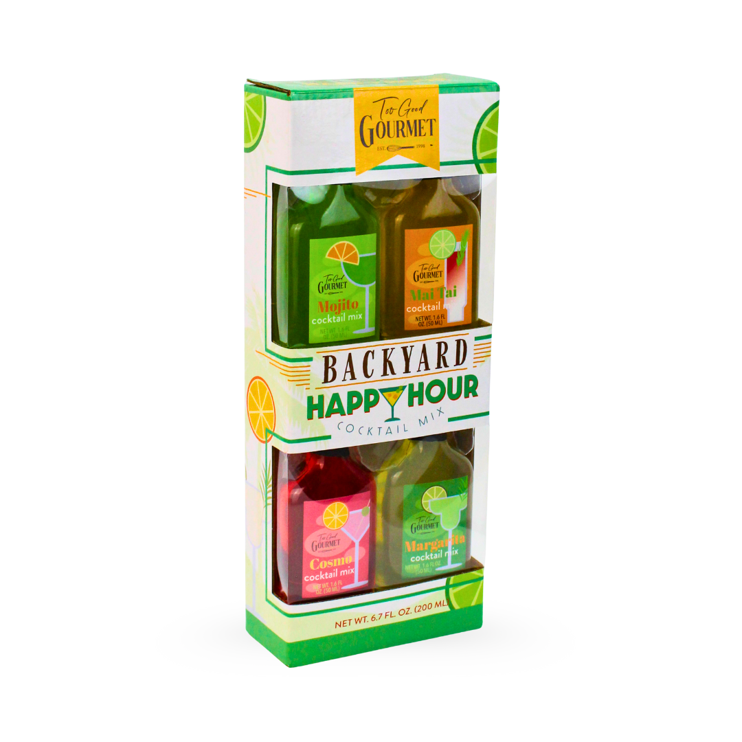 Too Good Gourmet Backyard Happy Hour Cocktail Mix Set