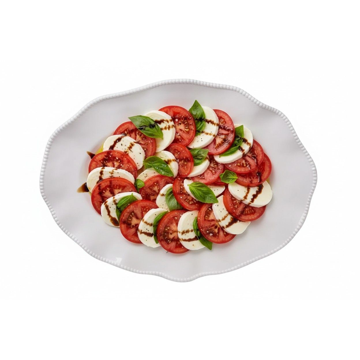 Certified International Perlette Cream Oval Platter