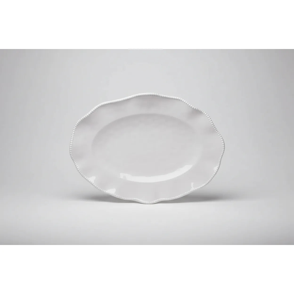 Certified International Perlette Cream Oval Platter