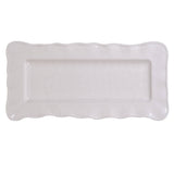 Certified International Perlette Cream Melamine Rectangular Platter