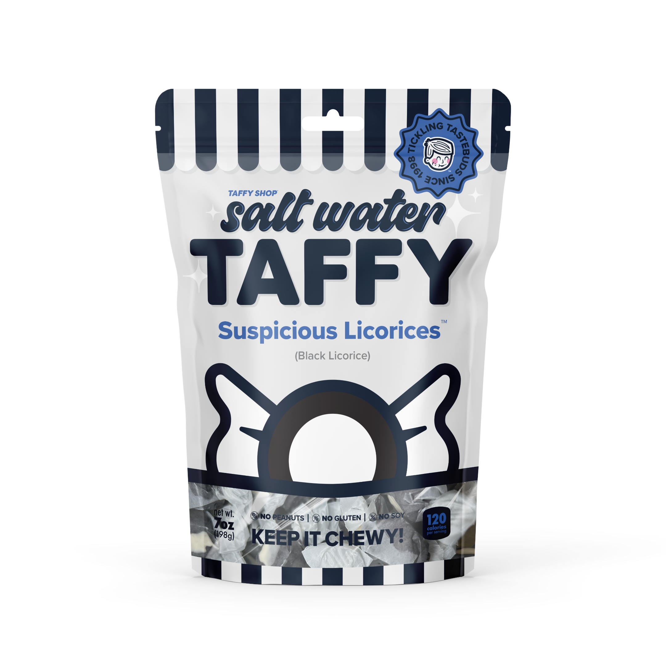 Taffy Shop Suspicious Licorices™ Taffy (Black Licorice)