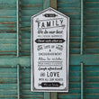 CTW Family Rules Wall Sign