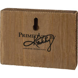 Primitives by Kathy American Flag with Cow Home Décor Block Sign