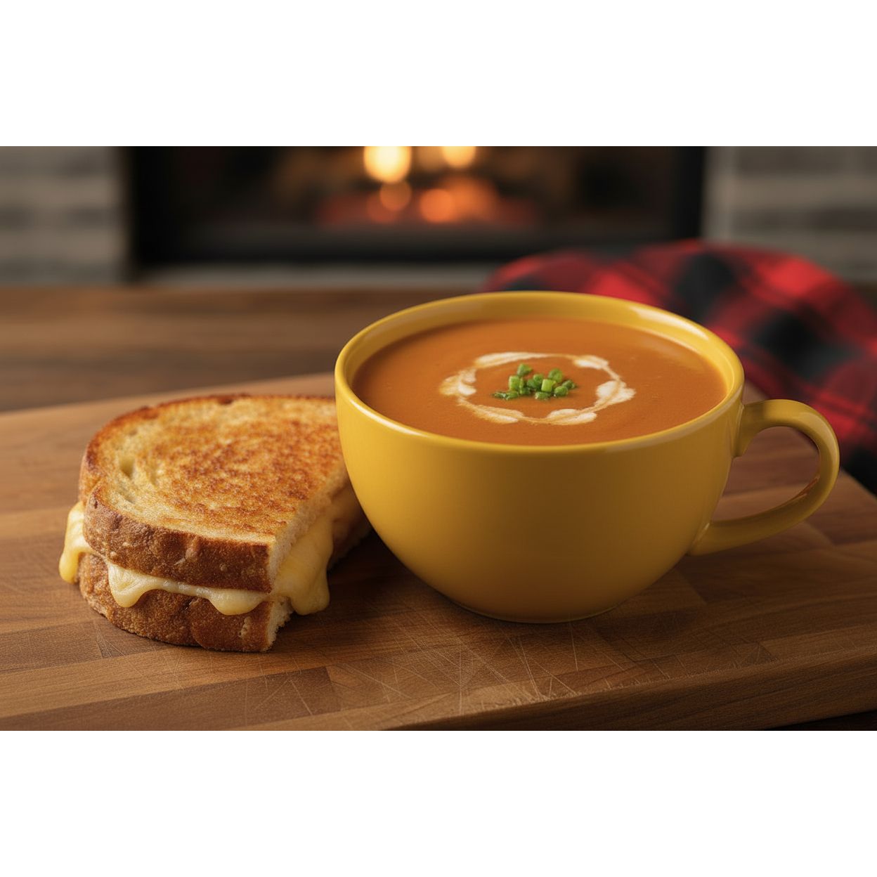 Wind & Willow Grilled Cheese & Tomato Soup For One