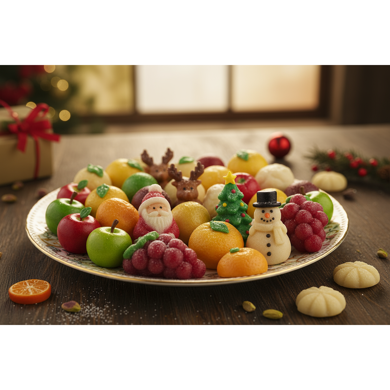 holiday marzipan candy