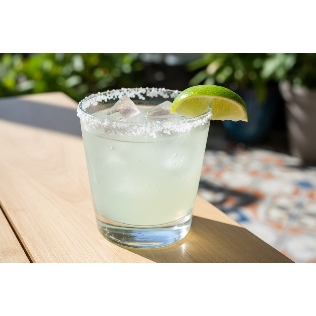 margarita in a short glass