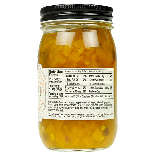 Brownwood Farms Jalapeño Peach Salsa