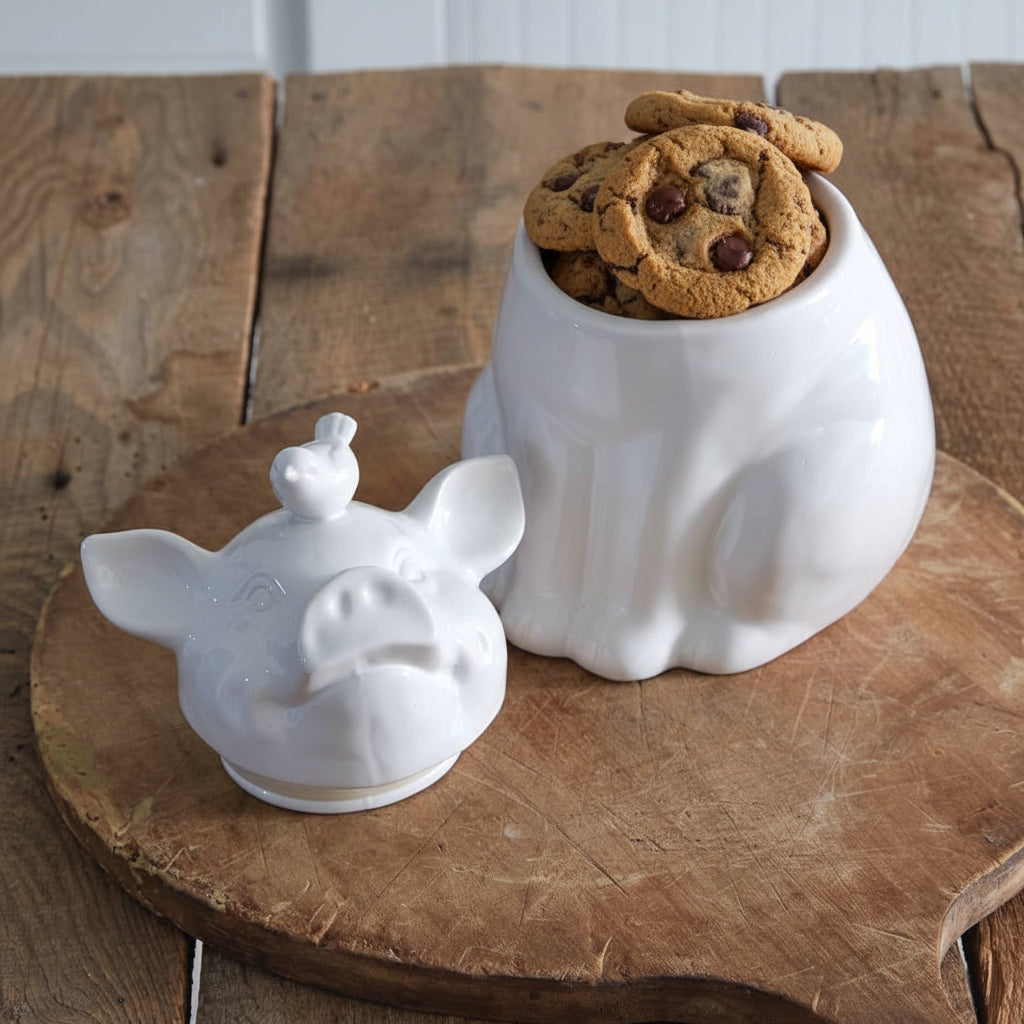 CTW Piglet Cookie Jar
