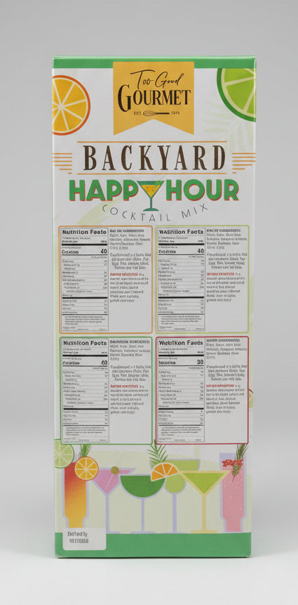 Too Good Gourmet Backyard Happy Hour Cocktail Mix Set