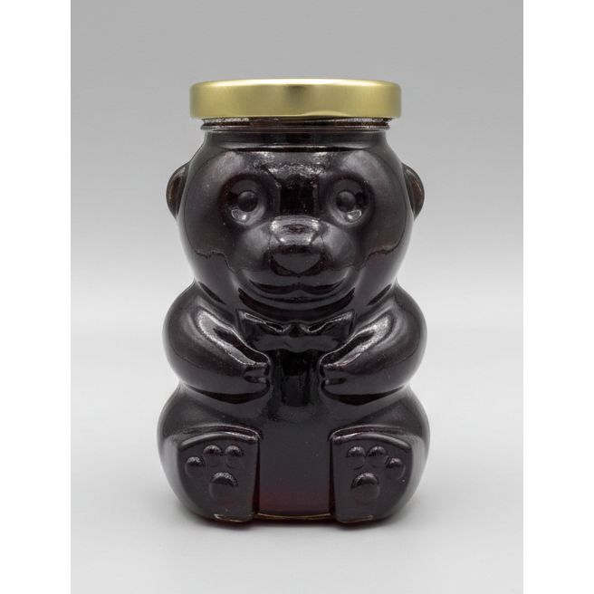 Huckleberry Haven Huckleberry Honey in a  Glass Bear Jar