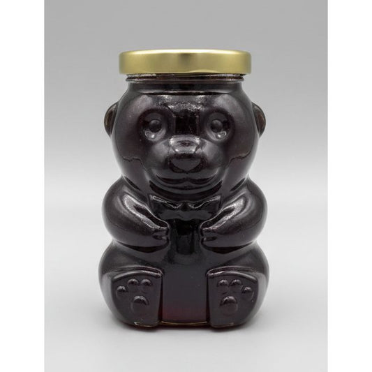 Huckleberry Haven Huckleberry Honey in a  Glass Bear Jar