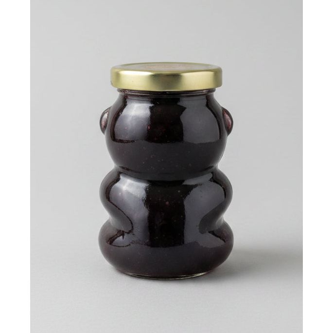 Huckleberry Haven Huckleberry Honey in a  Glass Bear Jar