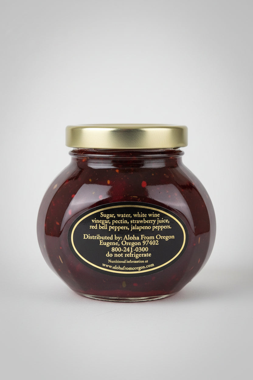 Aloha From Oregon Strawberry Pepper Jelly