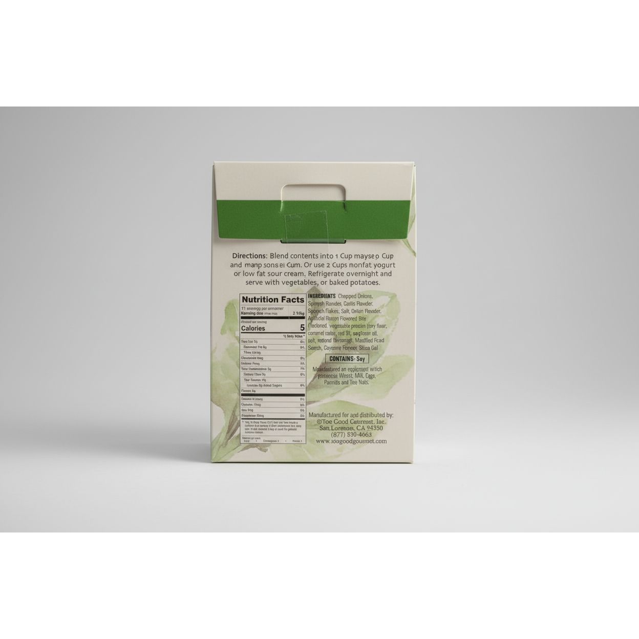 Too Good Gourmet Savory Spinach Dip Mix