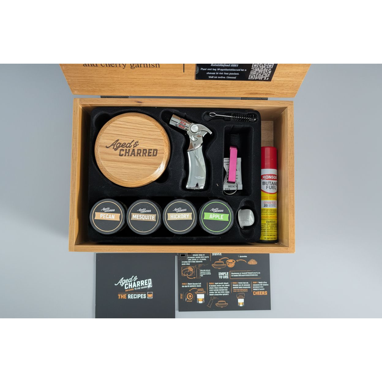 Aged & Charred Smoke Lid Premium Kit