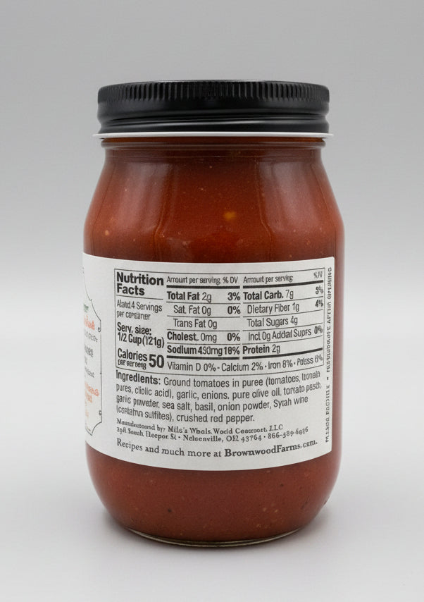 Brownwood Farms  Pasta Sauces - Roasted Garlic