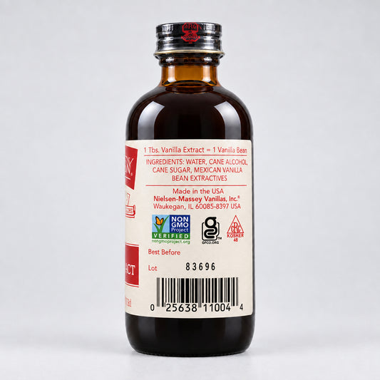 Nielsen Massey Mexican Pure Vanilla Extract Kosher Non GMO