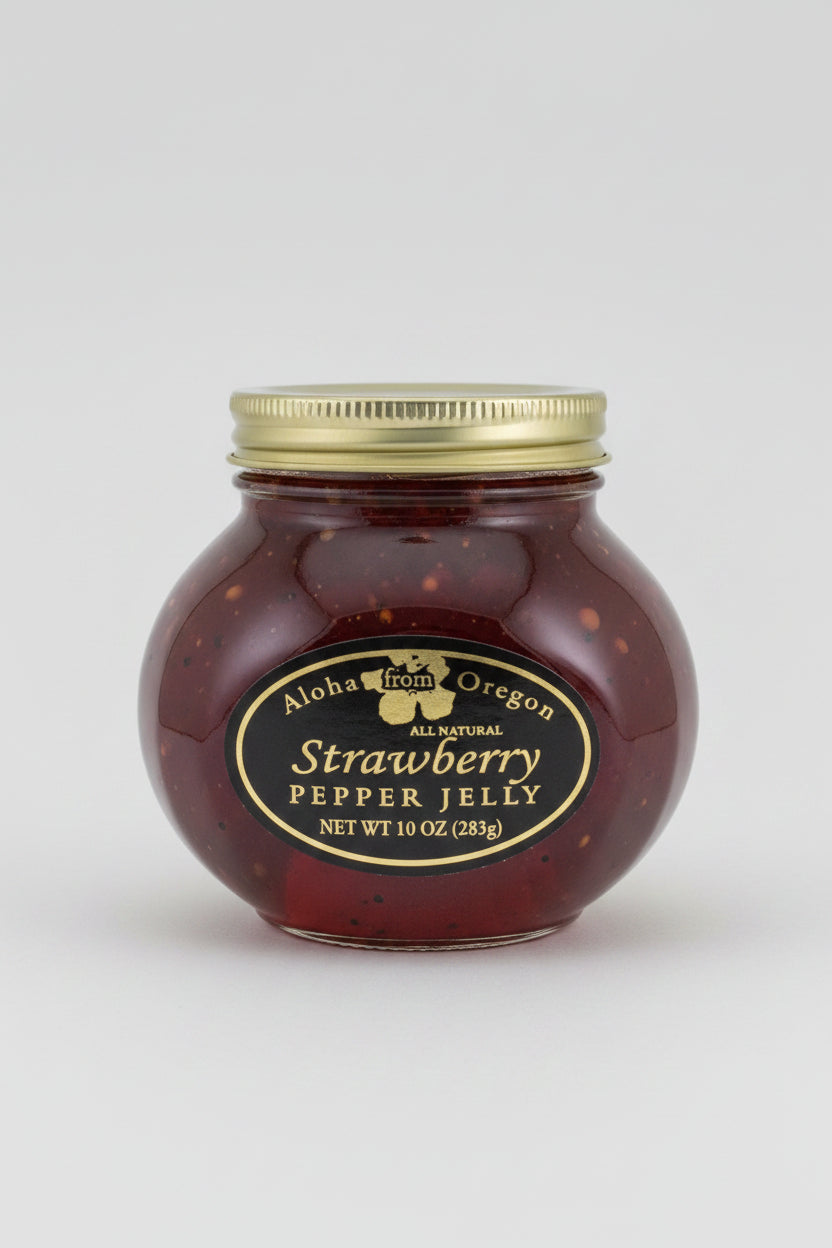 Aloha From Oregon Strawberry Pepper Jelly