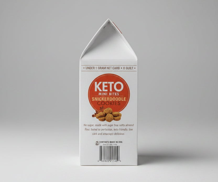 Too Good Gourmet Bite Size Keto  -  Snickerdoodle Cookies
