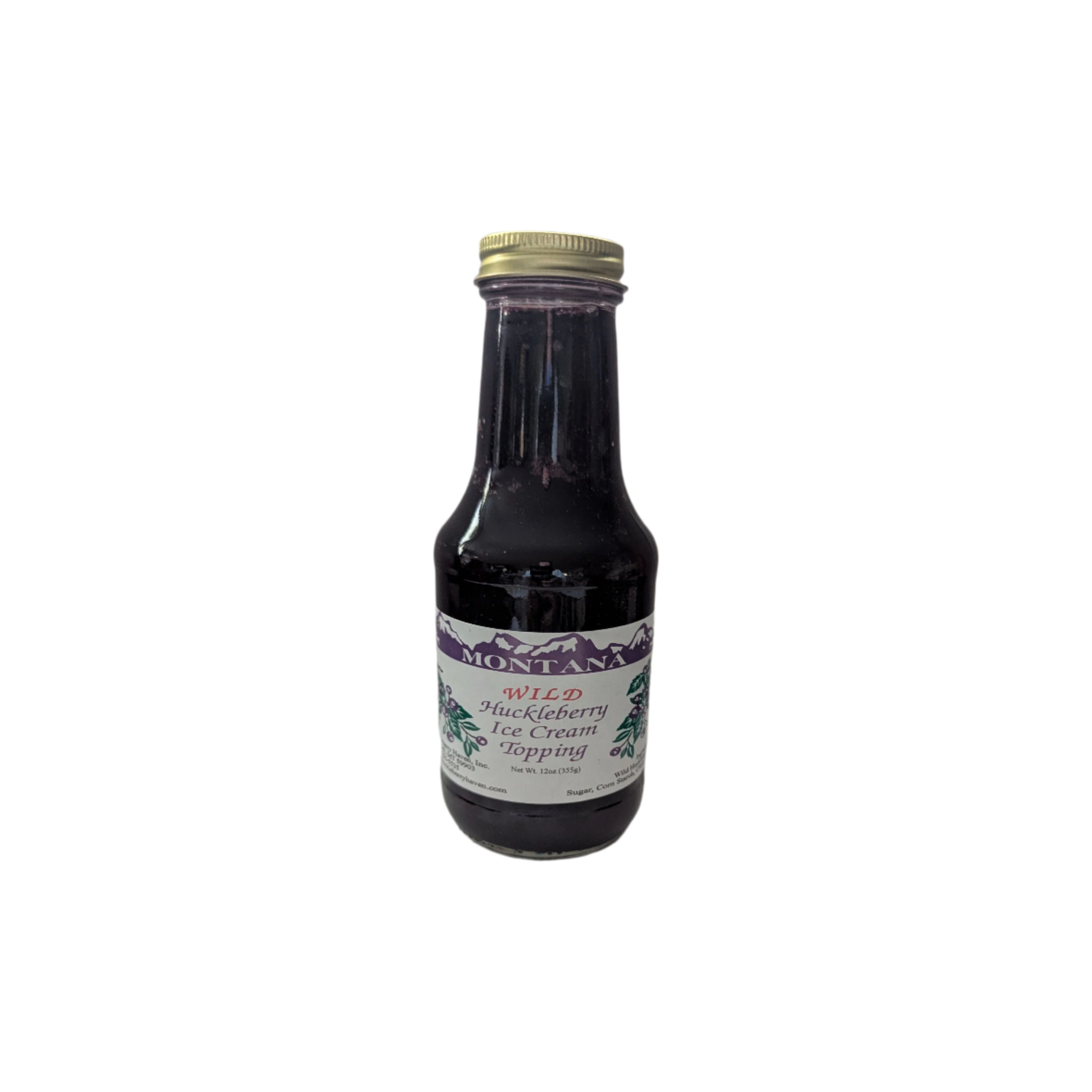 Huckleberry Haven Gift Set Huckleberry Jam Syrup and Ice Cream Topping