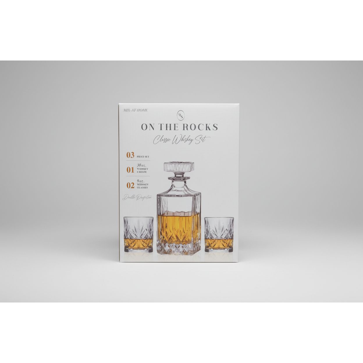 Mix At Home On The Rocks Classic Wh!skey Set