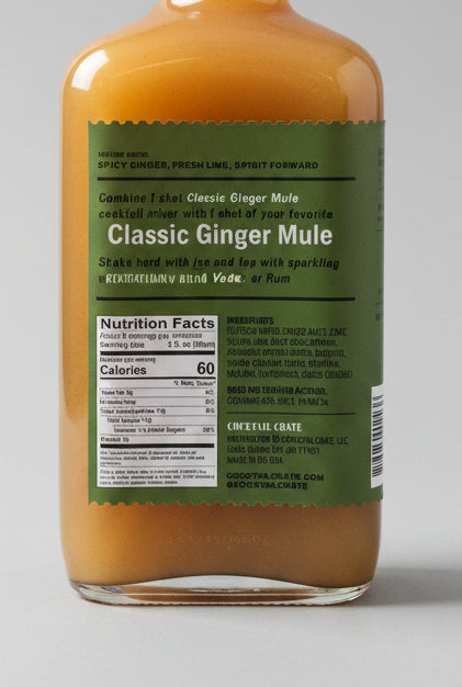 Cocktail Crate Classic Ginger Mule Cocktail Mixer  Clearance  BB 02/2026