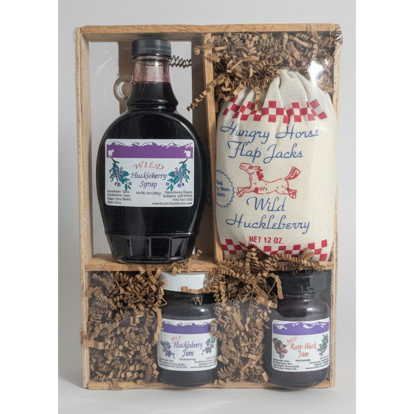 Huckleberry Haven Huckleberry Flap Jack and Syrup Gift Set