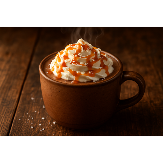 salted caramel hot cocoa