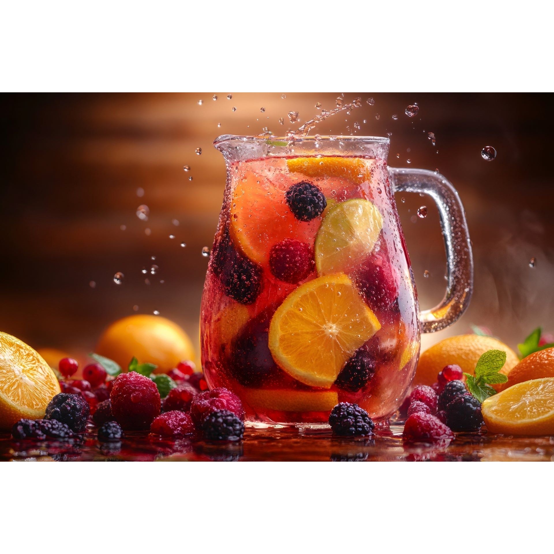 Wood Stove Kitchen Glitter Sangria Mixer With Edible Glitter