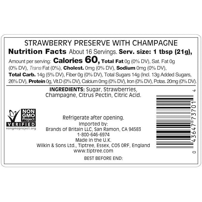 Tiptree Strawberry with Champagne Conserve