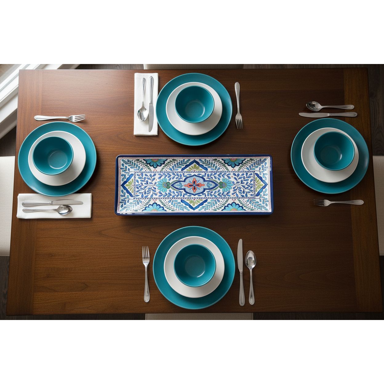 Certified International Talavera Melamine Rectangular Platter