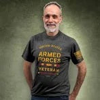 Kerusso Hold Fast United States Military Veteran T-Shirt Size 2X Last Chance