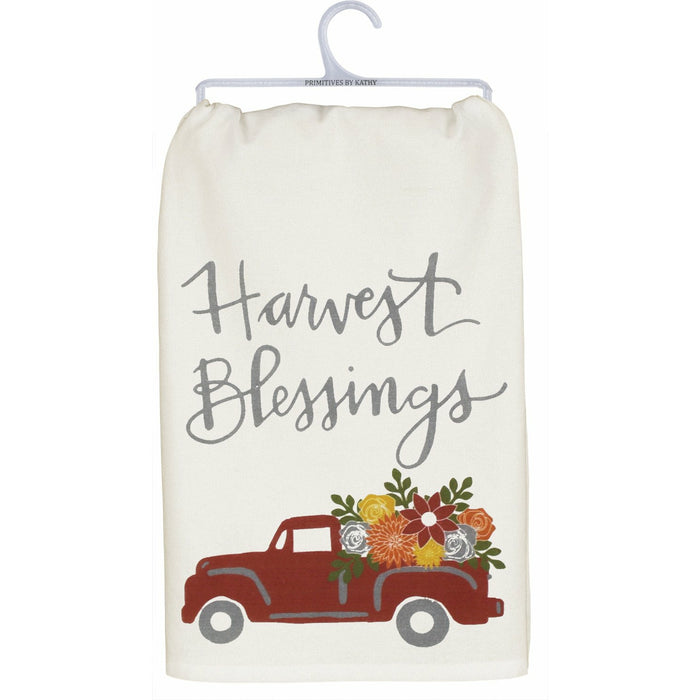 Primitives By Kathy Harvest Blessings Kitchen Towel