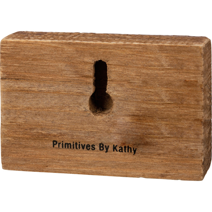Primitives By Kathy Mini Block Sign Proud To Be An American