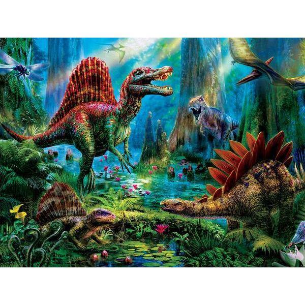 Ceaco - Prehistoria Dinosaur - Over sized  Jigsaw Puzzle | Specialty Food Items and Unique Gift Ideas for Everyone