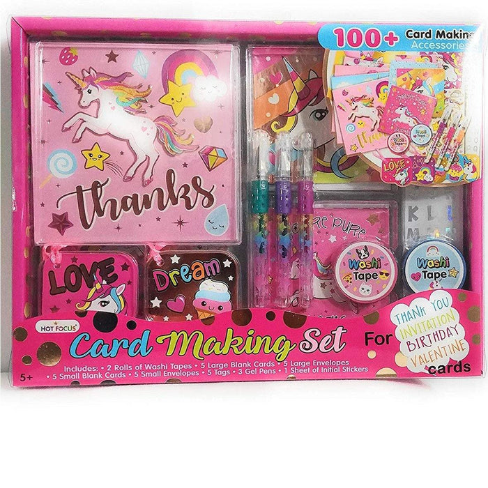 Hot Focus Card Making Set-Unicorn | Specialty Food Items and Unique Gift Ideas for Everyone