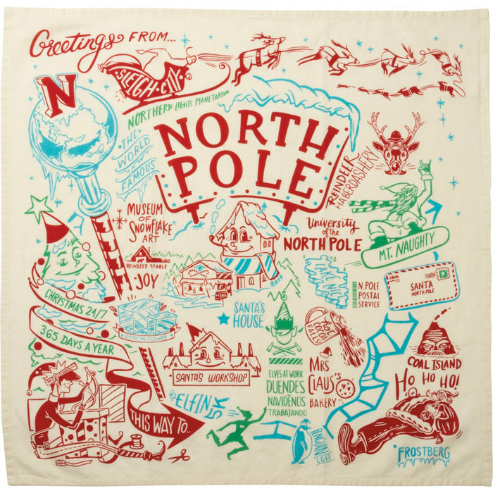 Primitives By Kathy North Pole Kitchen Towel