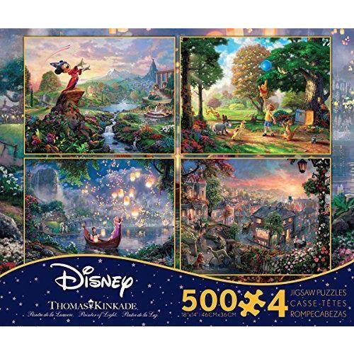Disney - Fantasia, Lady and the Tramp, Tangled and Winnie the Pooh - Puzzle Collection | Specialty Food Items and Unique Gift Ideas for Everyone