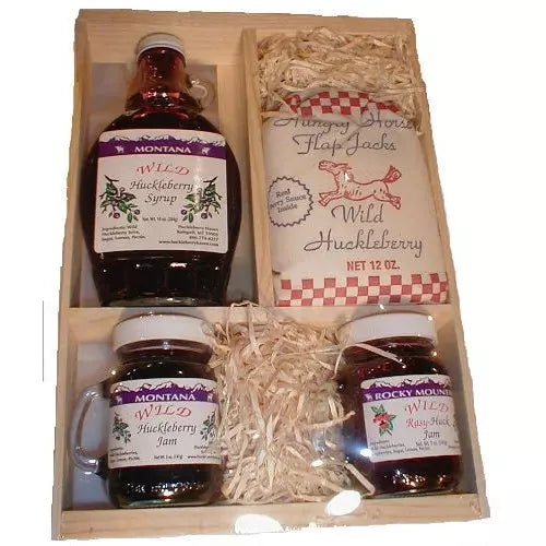 Huckleberry Haven Huckleberry Flap Jack and Syrup Gift Set