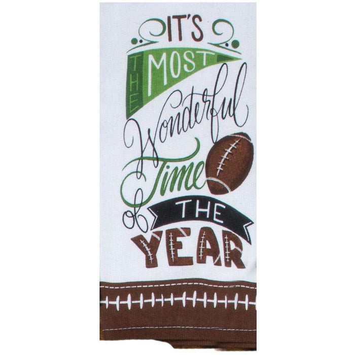 Kay Dee Designs It's The Most Wonderful Time of the Year Football Dual Purpose Towel