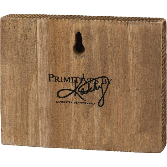 Primitives By Kathy Block Sign Piglet Wreath