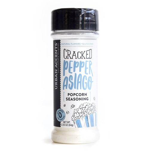 Urban Accents - Cracked Pepper Asiago - Popcorn Seasoning | Specialty Food Items and Unique Gift Ideas for Everyone