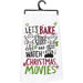Primitives By Kathy - Christmas Movies - Dish Towel | Specialty Food Items and Unique Gift Ideas for Everyone