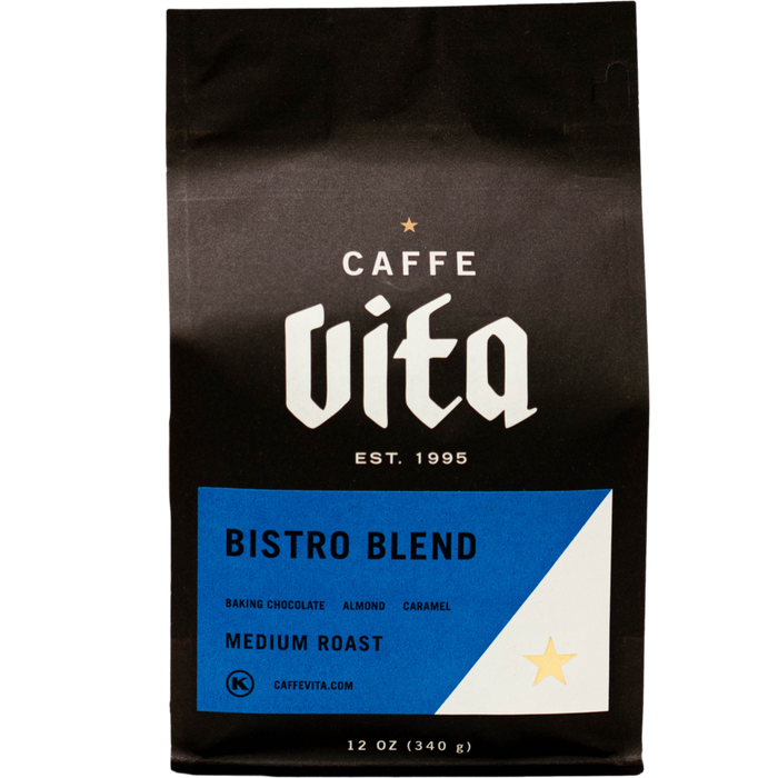 Caffe Vita - Bistro Blend - Whole Bean Coffee | Specialty Food Items and Unique Gift Ideas for Everyone