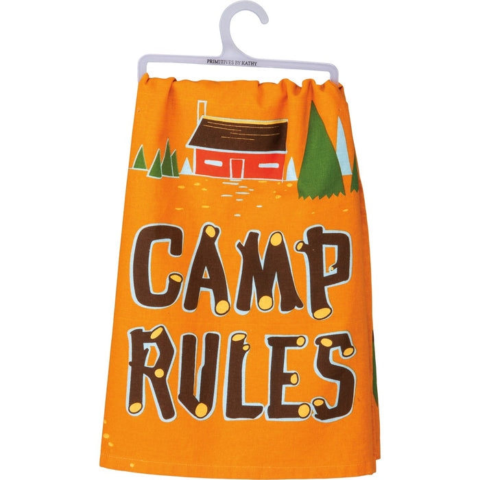 Primitives By Kathy Camp Rules Dish Towels