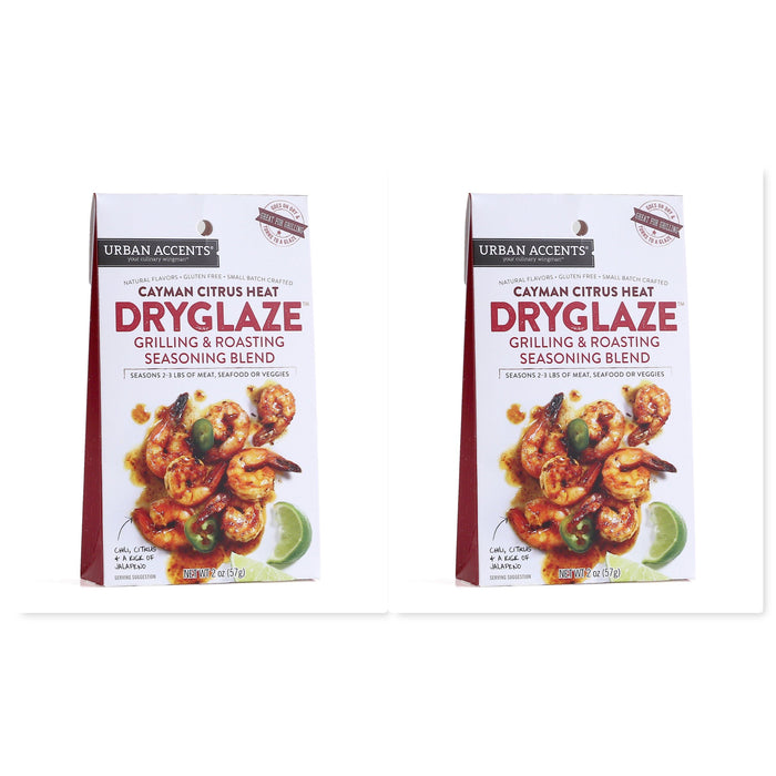 Urban Accents - Cayman Citrus Heat - Dryglaze Seasoning Blend | Specialty Food Items and Unique Gift Ideas for Everyone